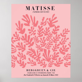 Poster Cartaz Floral Rosa Corado | Arte de Parede no Esti