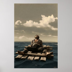 Poster Cartaz fosco Adrift