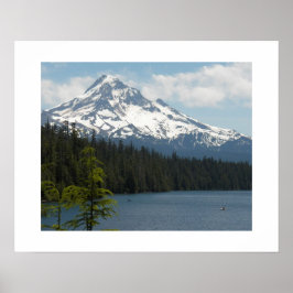 Poster Cartaz Fotográfico da Montanha Mount Hood Splendor