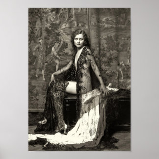 Póster Cartaz francês no início dos anos 1900