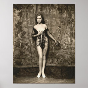 Póster Cartaz francês no início dos anos 1900