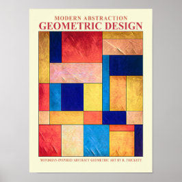 Poster Cartaz Geométrico Abstrato Nº 2