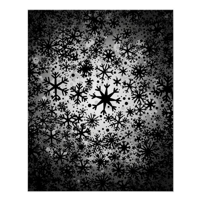 Póster Cartaz Glossy de Natal (Frente)