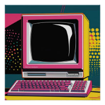 Cartaz Glossy de Tecnologia de Comunicação | Arte