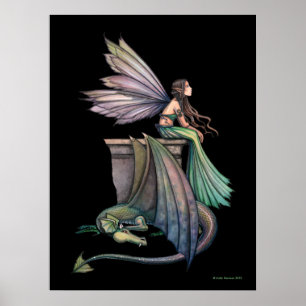 Póster Cartaz Grande Enchanted Dusk por Molly Harrison