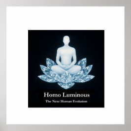 Poster Cartaz Homo Luminoso