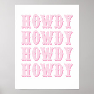 Poster Cartaz Howdy