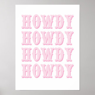 Poster Cartaz Howdy