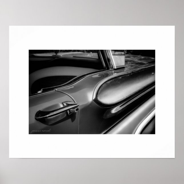 Poster Cartaz impresso do B&W Mercury Turnpike Cruiser (Frente)