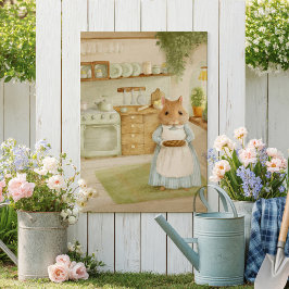 Poster Cartaz infantil de história de hamster caprichoso