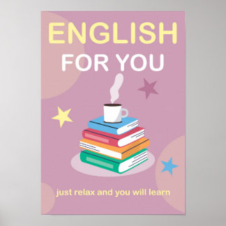 Poster Cartaz Inglês para Você