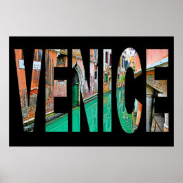 Poster cartaz Itália Veneza
