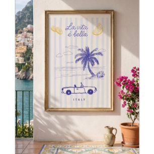 Poster Cartaz Italiano La Vita È Bella