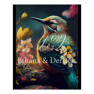 Póster Cartaz Khem Hummingbird Glossley 20 x 25