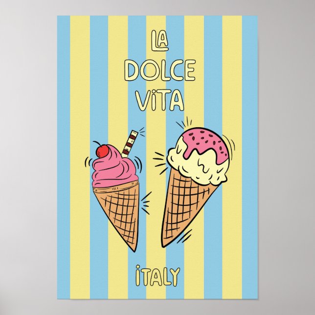 Poster Cartaz La dolce vita  (Frente)