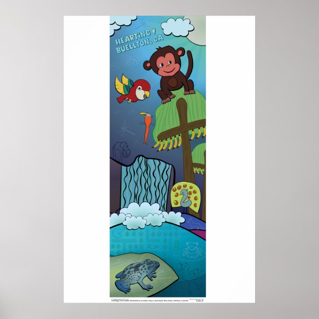 Poster Cartaz - Lado Selvagem Tropical! (Frente)