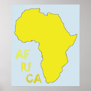 Póster Cartaz Legal Africano