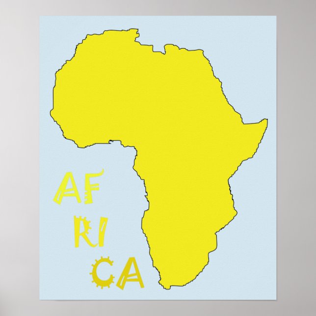Póster Cartaz Legal Africano (Frente)