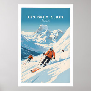 Poster Cartaz Les Deux Alpes 1
