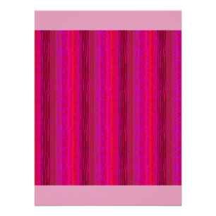 Póster cartaz “LISTRAS BRILHANTES” em rosa quente
