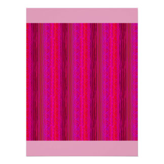 Póster cartaz “LISTRAS BRILHANTES” em rosa quente