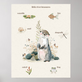 Poster Cartaz Little River Treasures