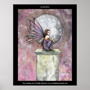 Poster Cartaz Lonely Place Fairy por Molly Harrison