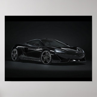 Poster Cartaz mclaren preto