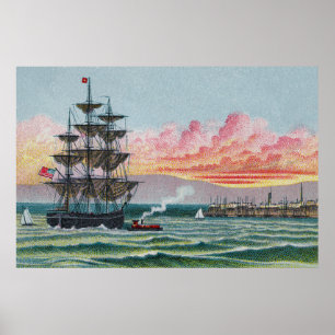 Póster Cartaz Médio de Martha's Vineyard