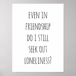 Poster Cartaz Mesmo Na Amizade