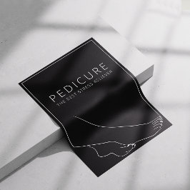 Poster Cartaz Minimalista de Pedicure Relaxante