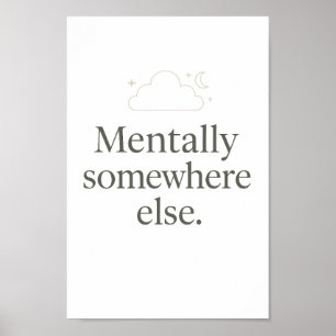 Poster Cartaz Minimalista Estético – Citação Relatable