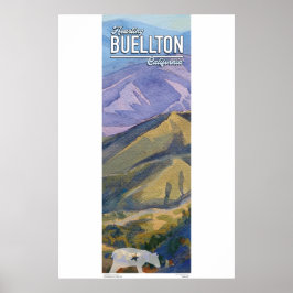 Poster Cartaz - Montanhas da Califórnia 