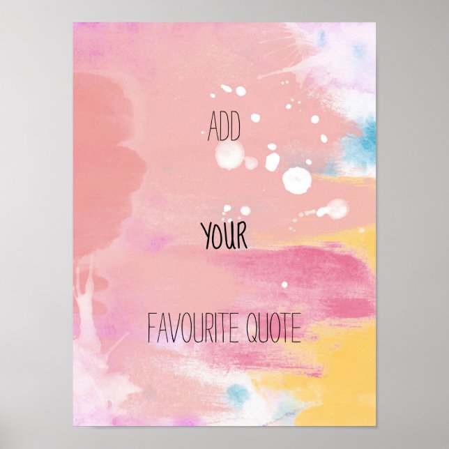 Poster Cartaz motivacional (Frente)
