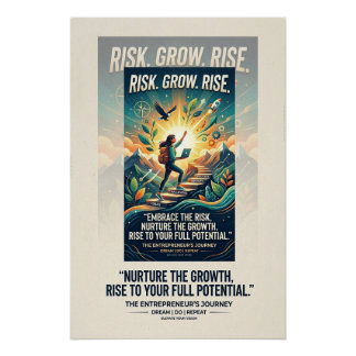 Póster Cartaz Motivacional Imagine Construa Alcance