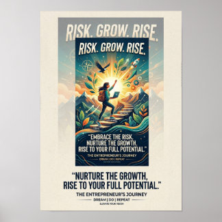 Poster Cartaz Motivacional Imagine Construa Alcance