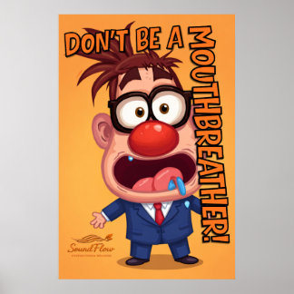 Poster Cartaz Não Seja Um Respirador Bucal
