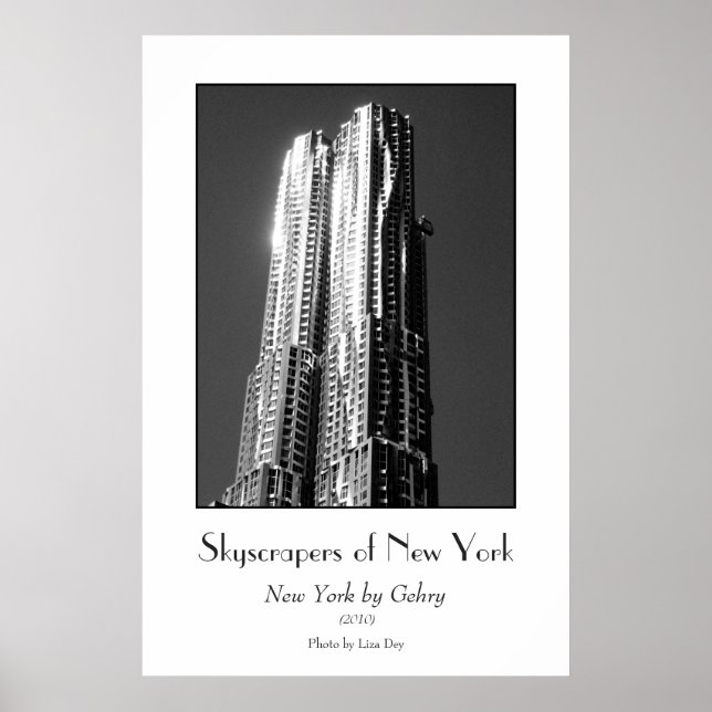 Póster Cartaz 'New York by Gehry' (Frente)