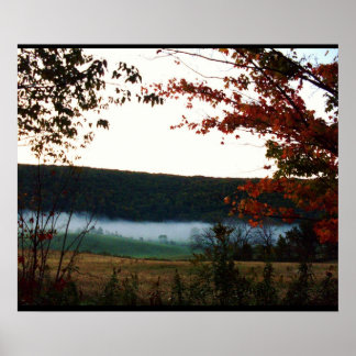 Poster cartaz NEWFIELD NEW YORK NEBLINA MATINAL
