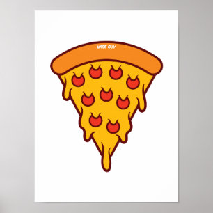 Poster Cartaz Nunca Queijo Suficiente