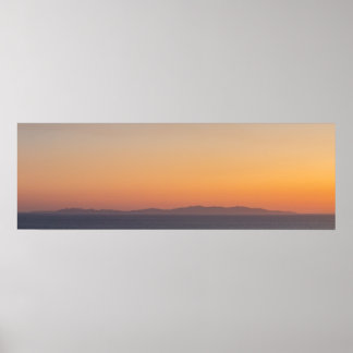 Poster Cartaz Panorâmico da Ilha de Syros