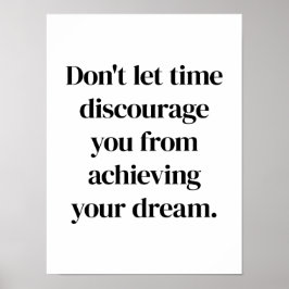 Poster Cartaz para Alcançar seu Sonho