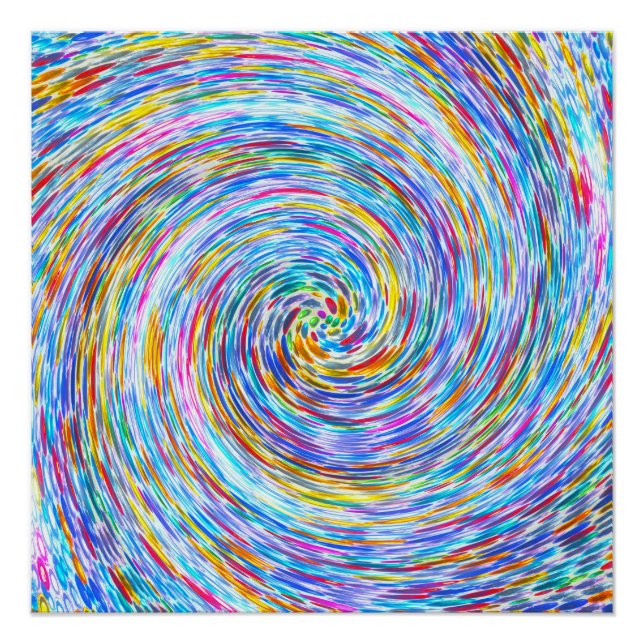 Póster Cartaz Perfeito RhineStone Swirl (Frente)