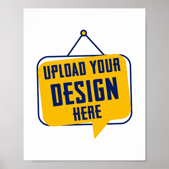 Poster Cartaz Personalizado 8 x 10" (Frente)