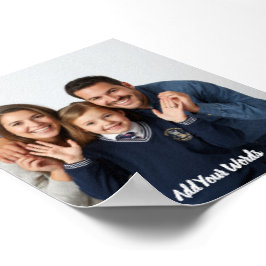 Poster Cartaz Personalizado Elegante com Foto e Texto Per