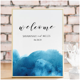 Poster Cartaz Personalizável de Boas-Vindas com Lavagem A