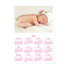 Cartaz Pessoal Branco Calendário Anual 2016