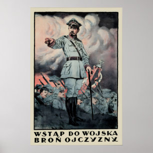 Poster Cartaz Polônia Junte-se ao exército e defenda o
