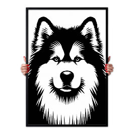Poster Cartaz Pop Art Chic e Impressionante do Alaskan Ma