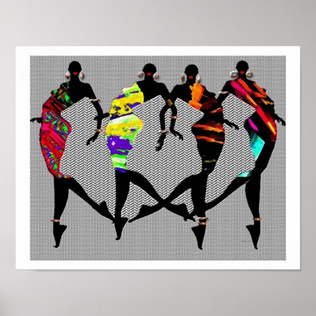Poster Cartaz Rhythm Fashion Dance 2 (Frente)